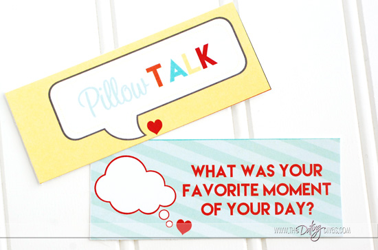 Pillow Talk Question Card