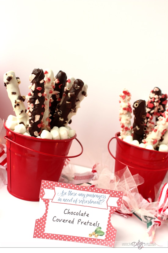 Polar Express Night Cocoa Bar Printables