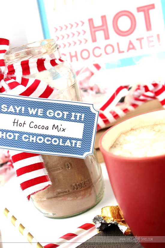 Polar Express Themed Hot Cocoa Bar Printables