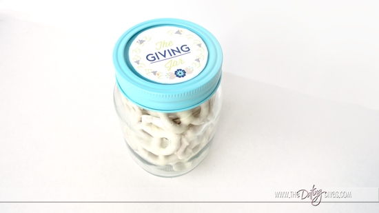 Pretzels in a Giving Jar