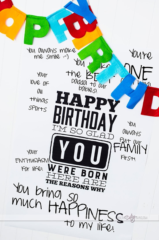 Printable Birthday Poster