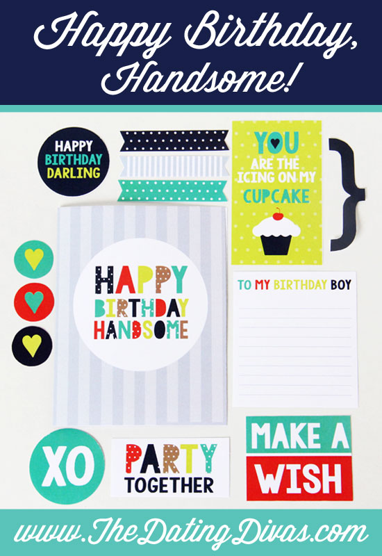 Printable DIY Birthday Card for Him