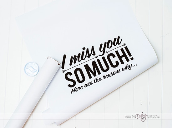 Printable Miss You Poster