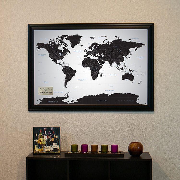 Push Pin Travel Maps Giveaway