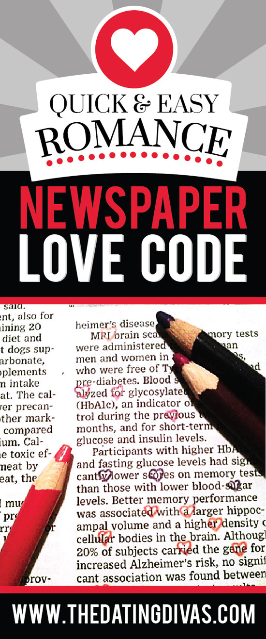 Quick and Easy Romance Newspaper Love Code