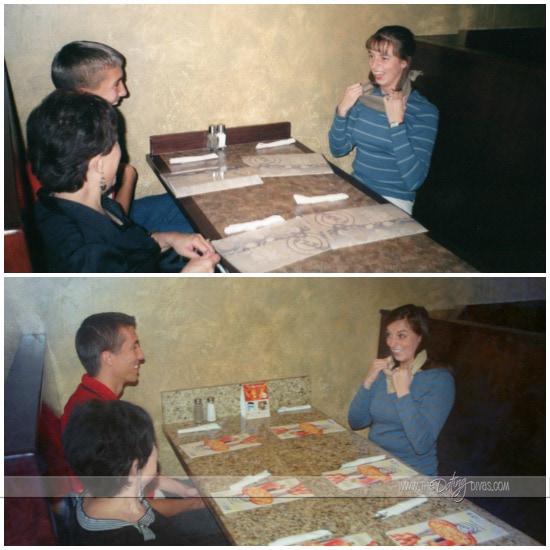 Recreating an old photo dinner surprise