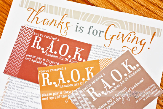 Thanksgiving Random Acts of Kindness - 5