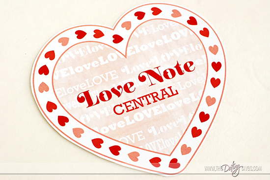 Love Note Clothespin Wreath Printables