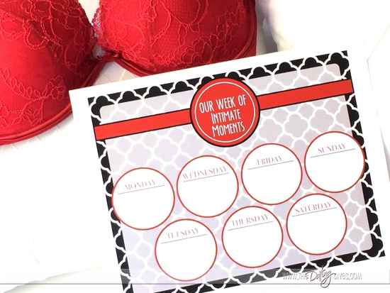 Spice Up Your Marriage Schedule - Free Printables!