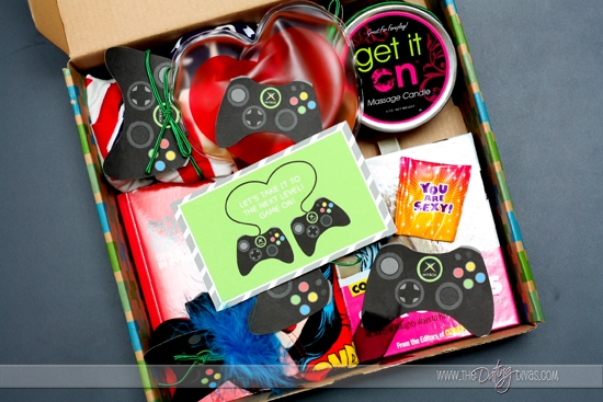 A box full of bedroom goodies that will have them playing with you instead of their video games!