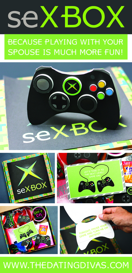 A box of bedroom goodies called the Sex Box. #TheDatingDivas #SexBox