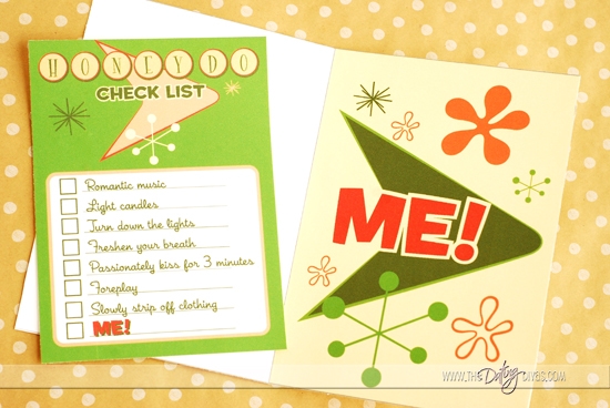 Sexy Honey Do List Card For Spouse 