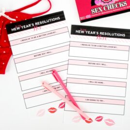 Sexy New Year's Resolutions