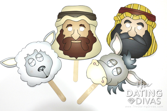 printable nativity masks the dating divas christmas gifts for those who have everything