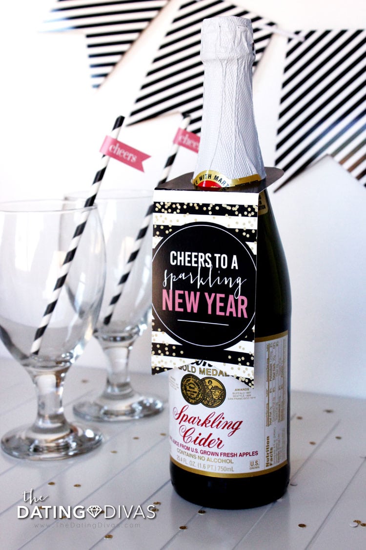 Sparkling Cider for a Romantic New Year's Eve