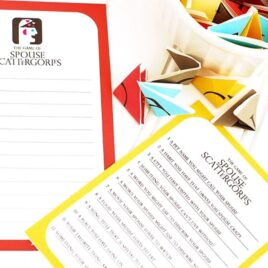 Spouse Scattergories Game