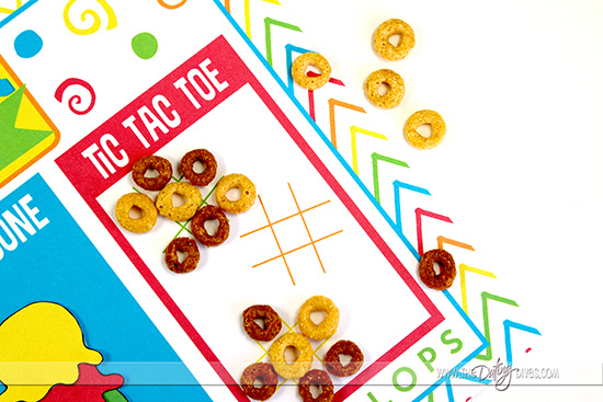 Summer Breakfast Placemat -Tic Tac Toe