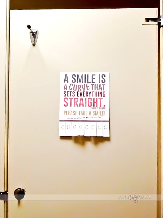 Take a Smile Printable