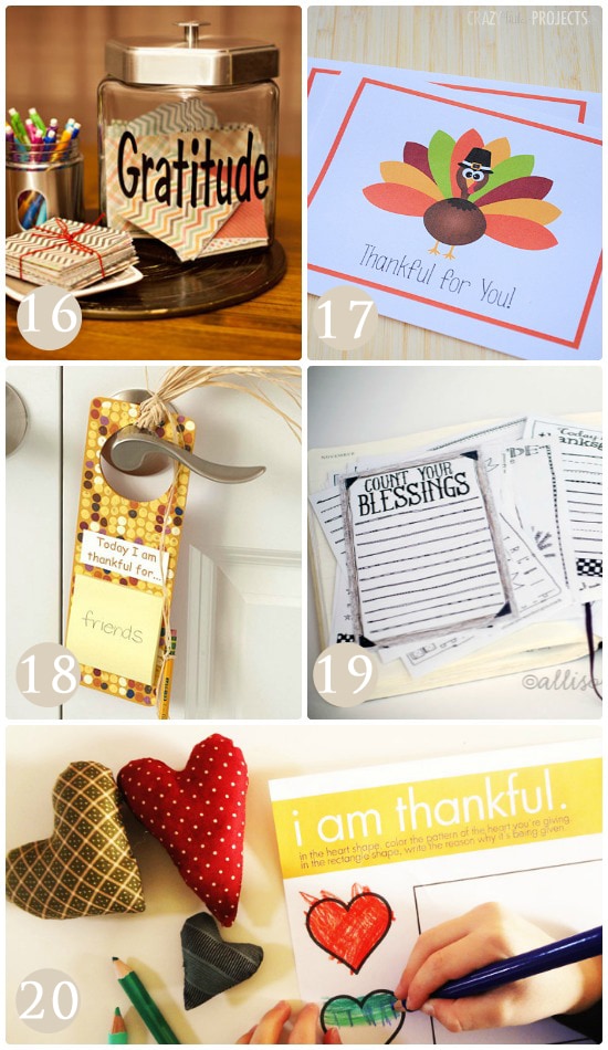 New ideas to teach your children about gratitude.