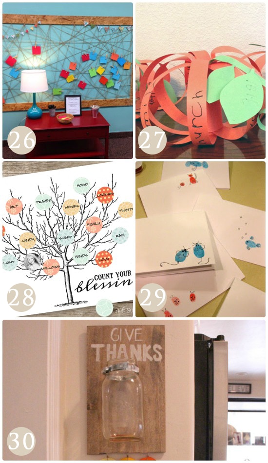 Unique crafts that teach your children about gratitude.