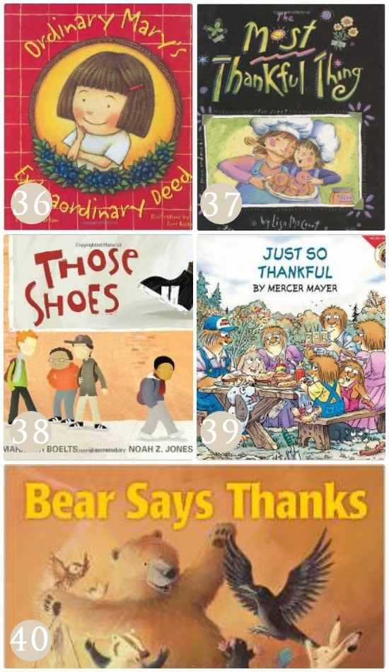 Books about gratitude.