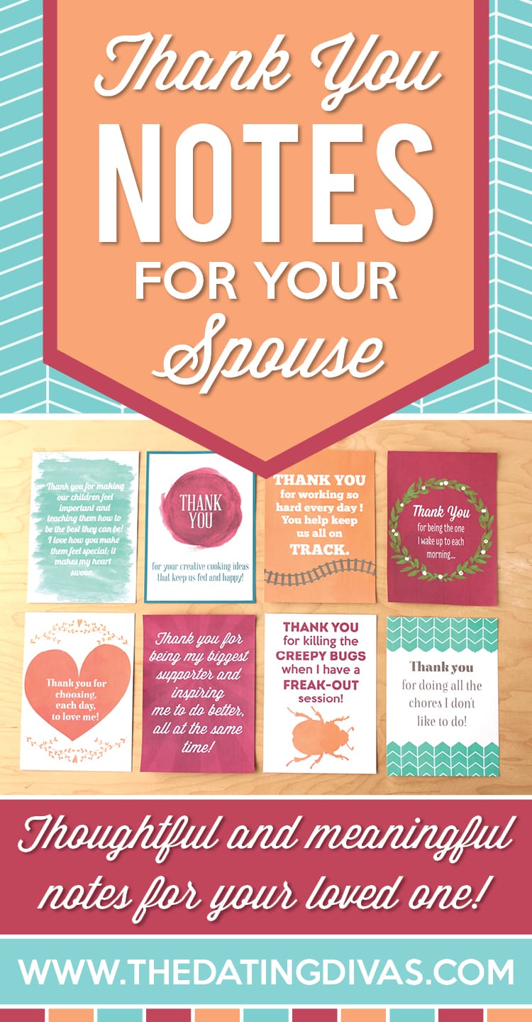 Thank You Notes for Your Spouse