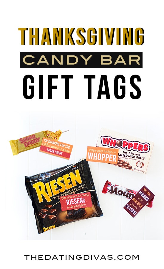 Holiday Candy Bar Gift Tags - 52