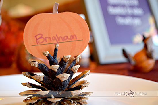 Thanksgiving Meal Place Card