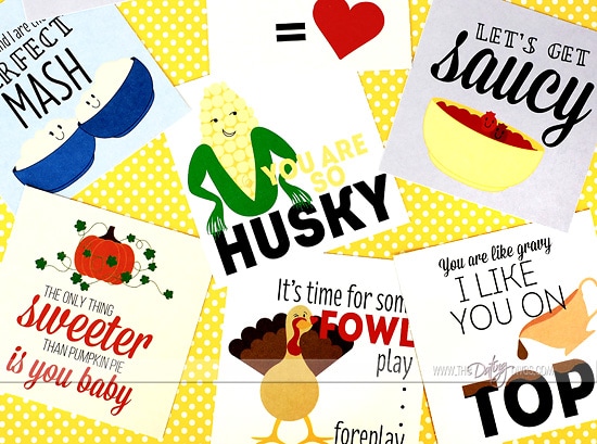 Printable Thanksgiving Love Notes