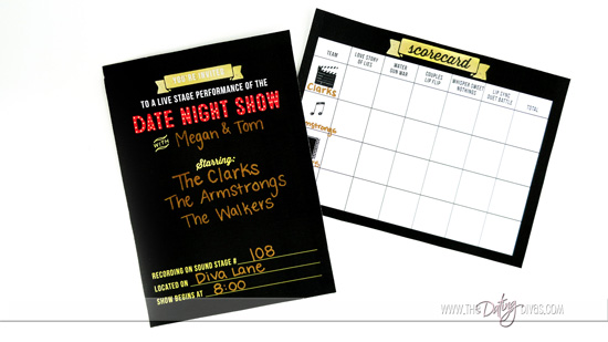 The Date Night Show Scorecard