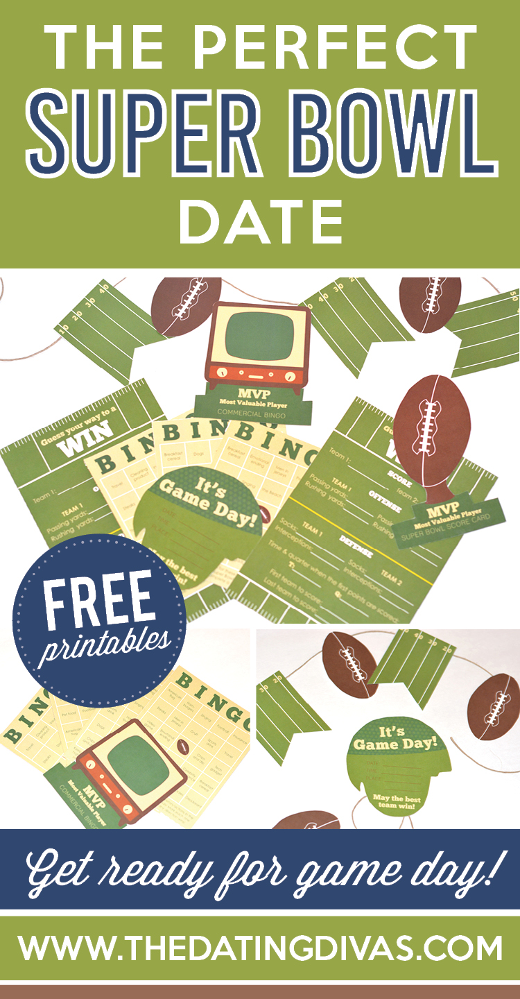 The PERFECT Super Bowl Date idea with Free Printables