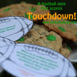 Touchdown Football themed date idea