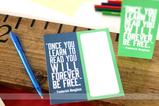 Back To School Bookmark