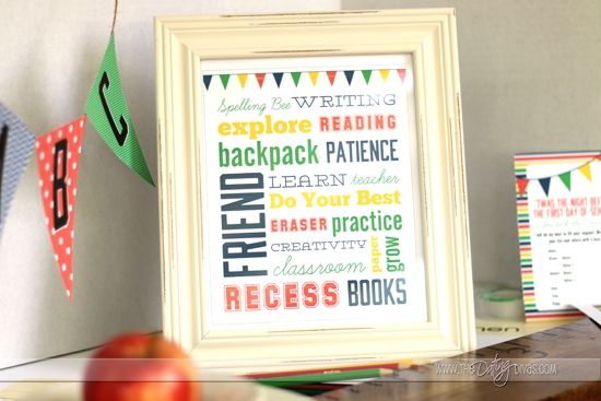 Back To School Printable Poster