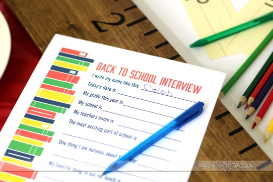 Back To School Interview