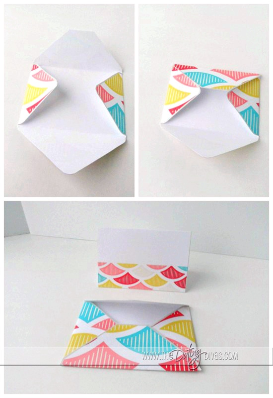 Folding Valentine's Love Note Envelopes