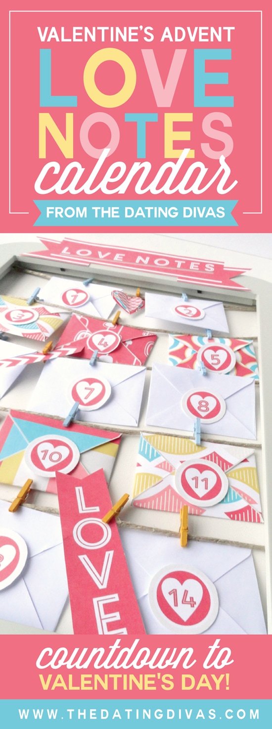 Valentine's Love Notes Calendar