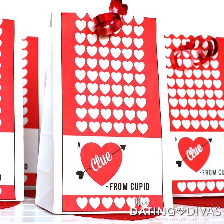 Valentine's Day Scavenger Hunt Activity Bags