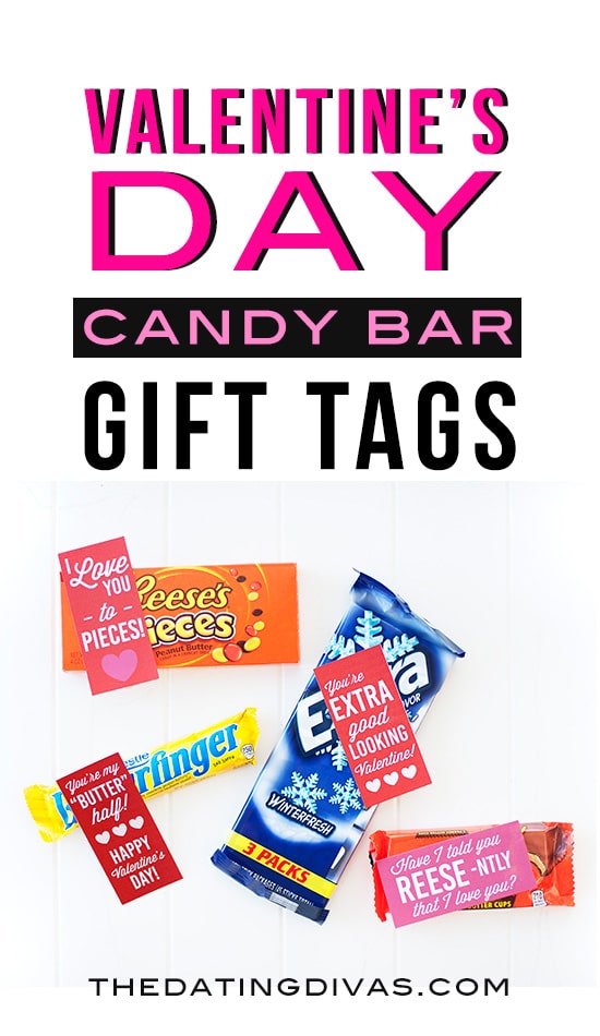 Holiday Candy Bar Gift Tags