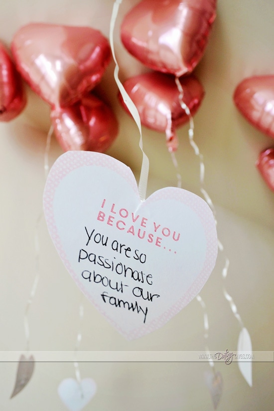 Valentine Card Kits with Romantic Balloon Message