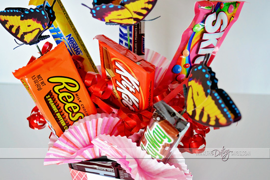 Valentine Card Kit for Candy Bouquet