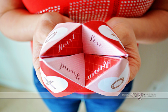 Valentine's Day Cootie Catcher