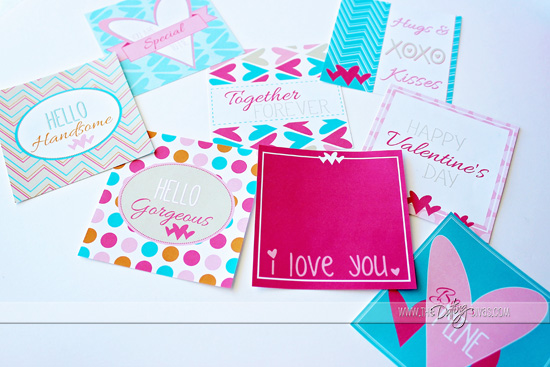 Valentine's Gift Box Tags