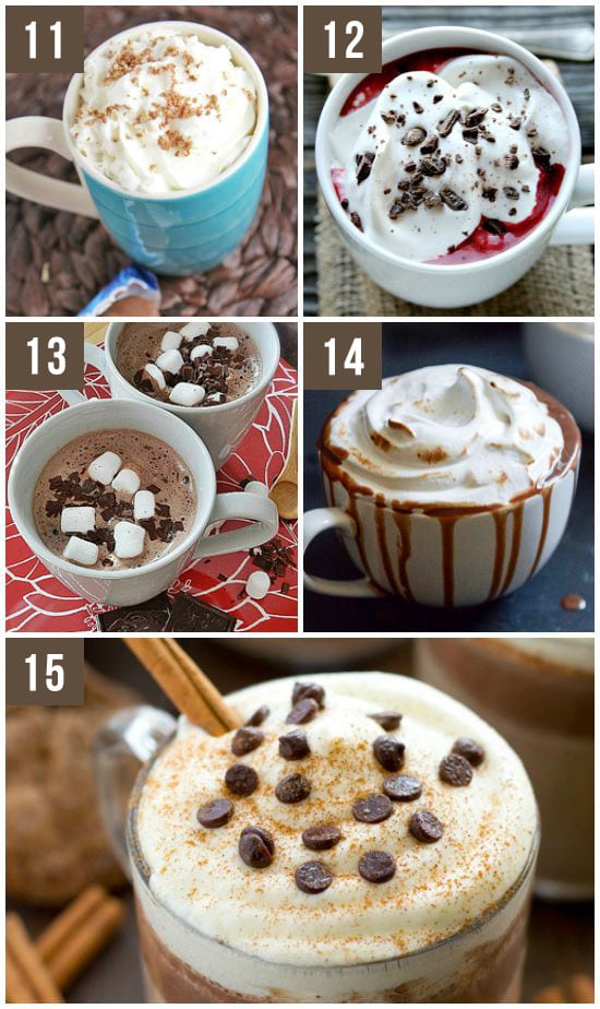 Warm Drink Recipes for Fall and Winter Including the Best Hot Chocolate Recipe