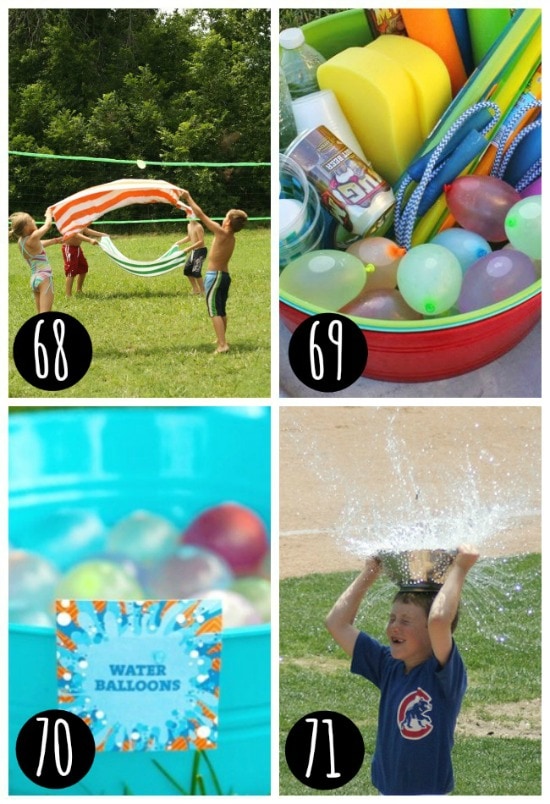 Summertime water games for kids