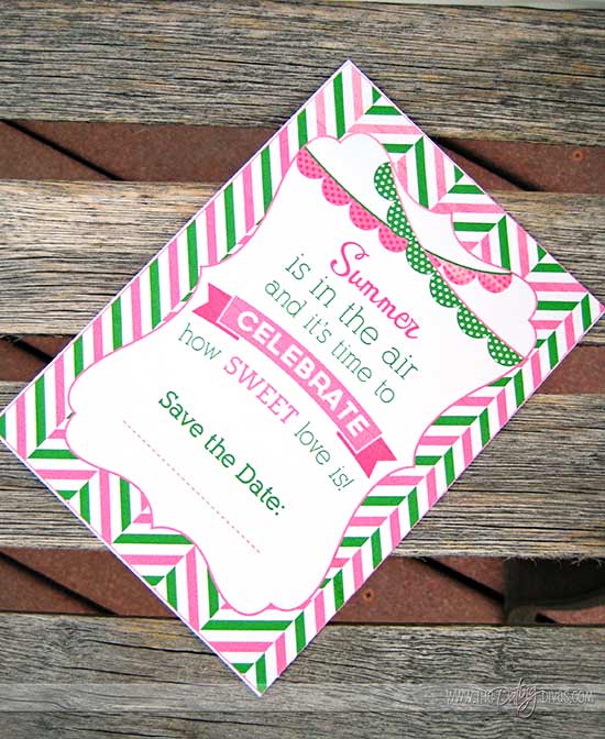 Watermelon Date Night Printable Invite