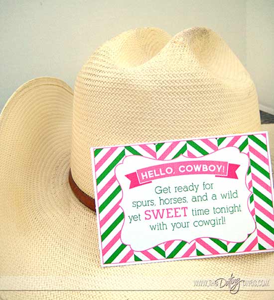 Watermelon Date Night Printables with Love Note Cards