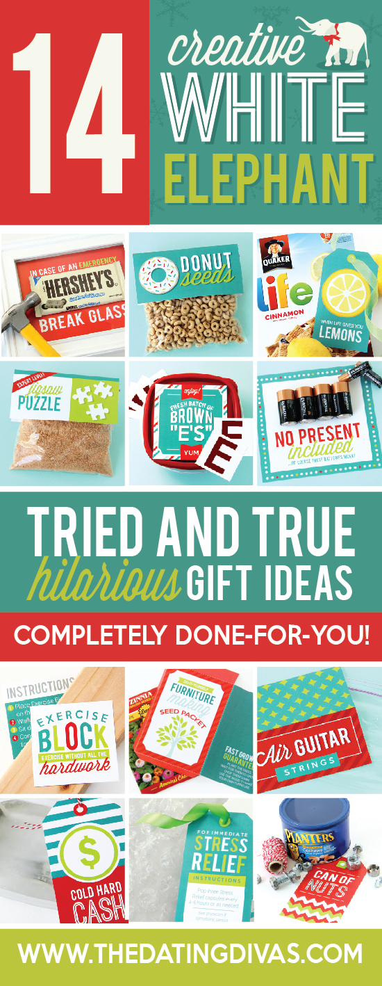 White Elephant Party Printable Kit   From The Dating Divas - 66