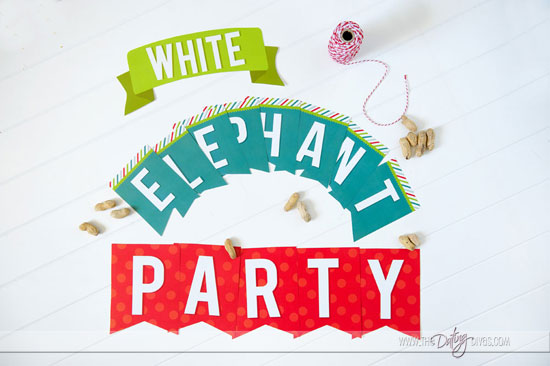 White Elephant Party Banner2