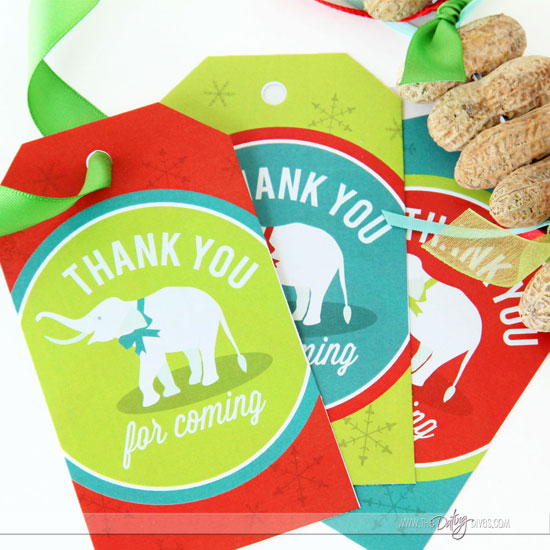 White Elephant Party Favor Tags